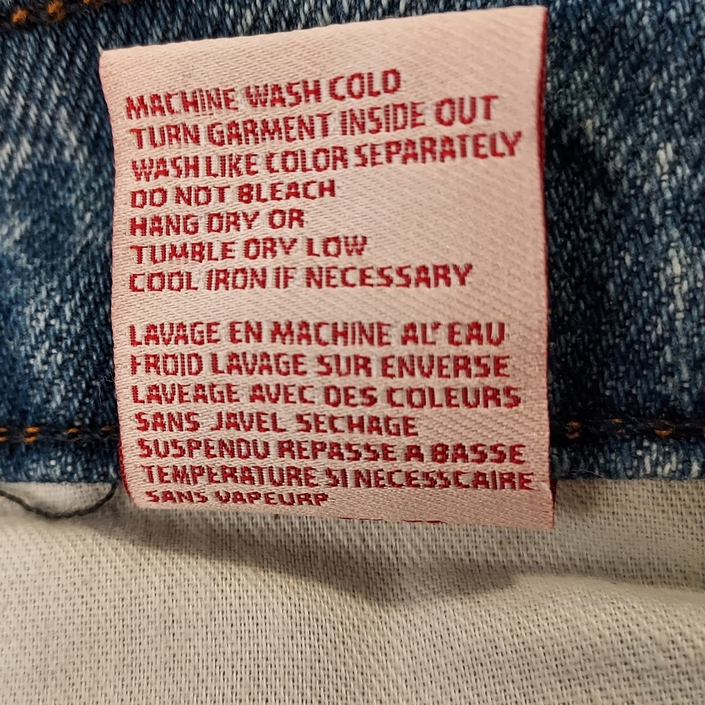 Revice Denim Patchwork Colorblock Straight Jeans Size 26 90's Baby Candy Shop - Picture 8 of 8